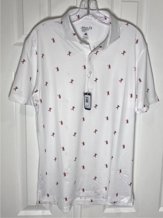 johnnie-O Other - NWT DANCIN Johnnie-O Featherweight Performance White Polo Size Medium